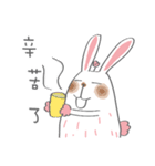 Bunny blooming rabbit（個別スタンプ：18）