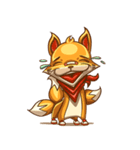 3Teiru - the friendly fox（個別スタンプ：2）