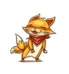 3Teiru - the friendly fox（個別スタンプ：4）