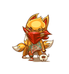 3Teiru - the friendly fox（個別スタンプ：7）