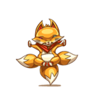 3Teiru - the friendly fox（個別スタンプ：12）