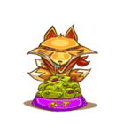 3Teiru - the friendly fox（個別スタンプ：14）