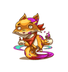 3Teiru - the friendly fox（個別スタンプ：15）