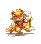 3Teiru - the friendly fox（個別スタンプ：18）