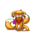 3Teiru - the friendly fox（個別スタンプ：19）
