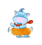 Happy Hippo - the friendly hippopotamus（個別スタンプ：2）