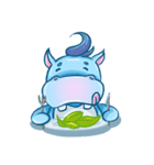 Happy Hippo - the friendly hippopotamus（個別スタンプ：9）