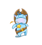 Happy Hippo - the friendly hippopotamus（個別スタンプ：15）