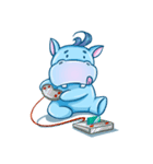 Happy Hippo - the friendly hippopotamus（個別スタンプ：16）
