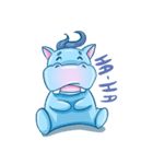 Happy Hippo - the friendly hippopotamus（個別スタンプ：20）