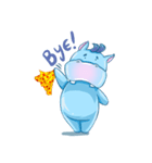 Happy Hippo - the friendly hippopotamus（個別スタンプ：23）