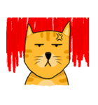 Mee-thong Sleepy Cat（個別スタンプ：9）