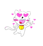 Two mischievous little cat（個別スタンプ：7）