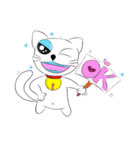 Two mischievous little cat（個別スタンプ：8）