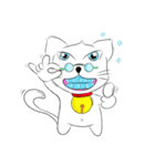 Two mischievous little cat（個別スタンプ：10）