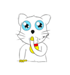 Two mischievous little cat（個別スタンプ：18）
