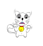 Two mischievous little cat（個別スタンプ：21）