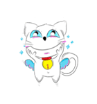 Two mischievous little cat（個別スタンプ：23）