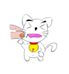 Two mischievous little cat（個別スタンプ：24）