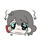 白ねこくんと黒うさちゃん（個別スタンプ：7）