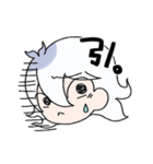 白ねこくんと黒うさちゃん（個別スタンプ：11）