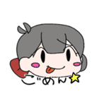 白ねこくんと黒うさちゃん（個別スタンプ：12）