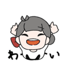 白ねこくんと黒うさちゃん（個別スタンプ：15）