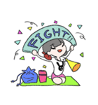 白ねこくんと黒うさちゃん（個別スタンプ：20）
