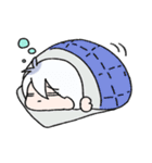 白ねこくんと黒うさちゃん（個別スタンプ：27）