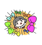 白ねこくんと黒うさちゃん（個別スタンプ：34）