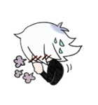 白ねこくんと黒うさちゃん（個別スタンプ：36）
