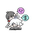 白ねこくんと黒うさちゃん（個別スタンプ：38）