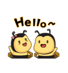 Cute honey and toony like honey！（個別スタンプ：1）