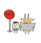 Mr. Smile and his friends（個別スタンプ：33）