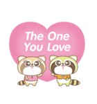 Raccoon Love（個別スタンプ：1）