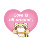 Raccoon Love（個別スタンプ：3）