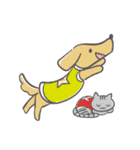 犬猫の服フルオブビガースタンプギャラリー（個別スタンプ：4）