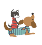犬猫の服フルオブビガースタンプギャラリー（個別スタンプ：9）
