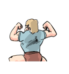 Fitness Man（個別スタンプ：8）