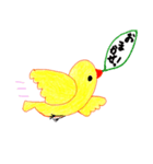 鳥たちの日常会話（個別スタンプ：5）