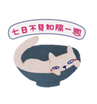 La La cat - elder quote reform ver..（個別スタンプ：21）