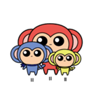 トリプルおさる（個別スタンプ：30）