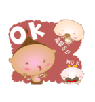 Three little angels' funny talk！（個別スタンプ：34）