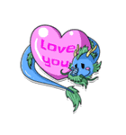Tiny Drakes Stickers（個別スタンプ：10）