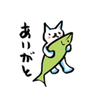 筆ペンねこ（個別スタンプ：13）