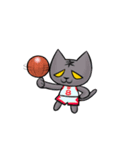 動く☆ ポジロー バスケットボール（個別スタンプ：7）