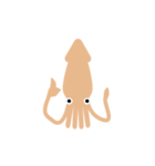 Squid living in the city（個別スタンプ：5）