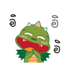Happy Green dragon（個別スタンプ：12）