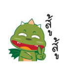 Happy Green dragon（個別スタンプ：20）
