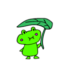 幸せカエルん（個別スタンプ：4）